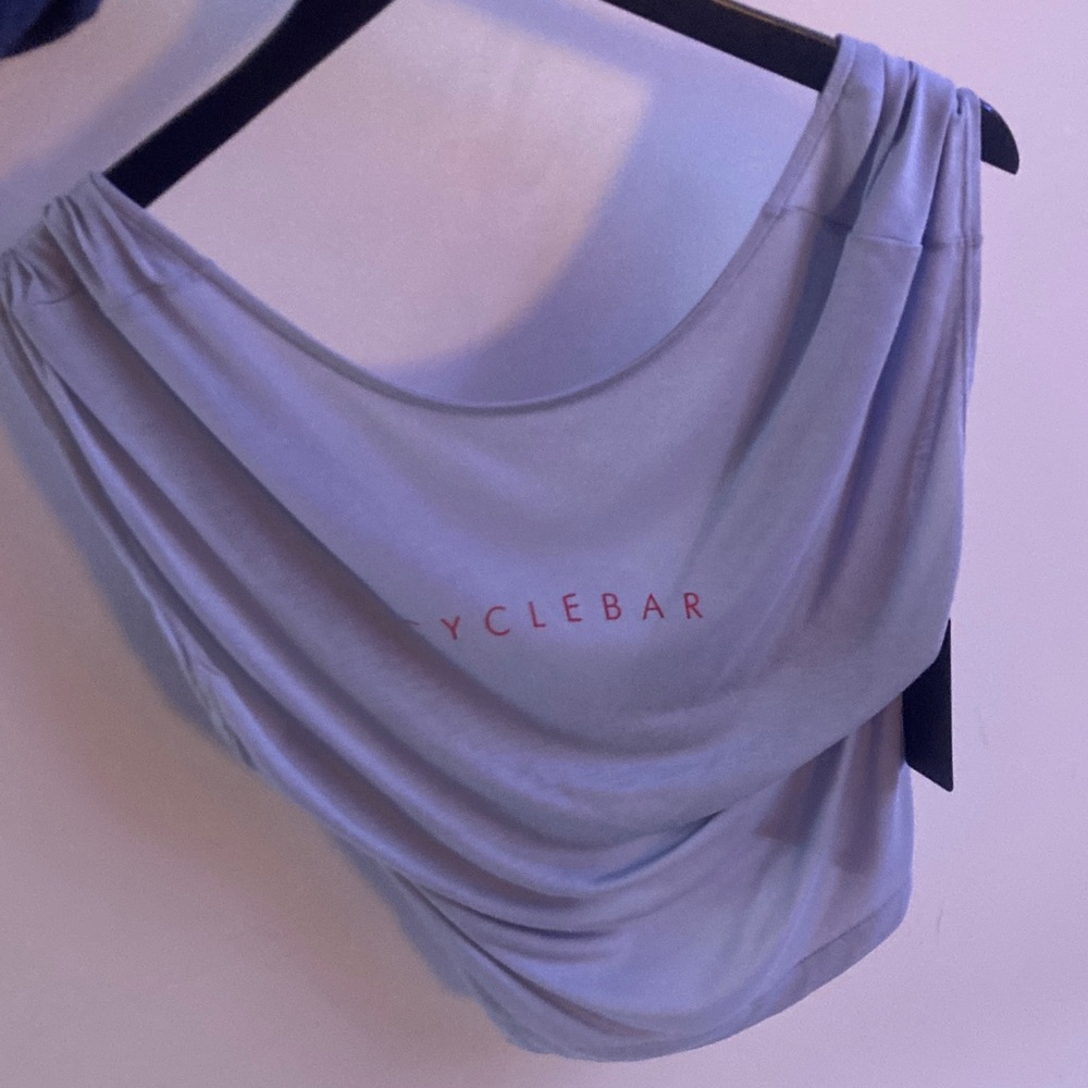 CycleBar Lavender Tank with Red Logo